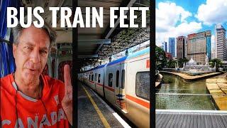 Traveling from Port Dickson to Kuala Lumpur by Local Bus & Commuter Train (Malaysia)