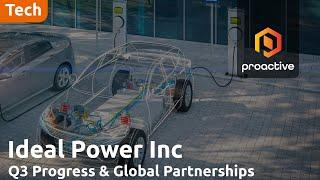 Ideal Power CEO Daniel Brdar on Q3 progress & global partnerships