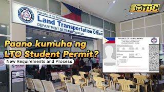 LTO STUDENT PERMIT | Paano kumuha? Ano ang requirements?