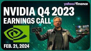 Listen: Nvidia delivers Q4 FY24 earnings call $NVDA