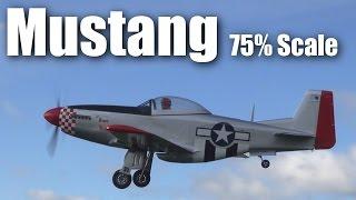 75% Scale T51 Mustang (Titan Kiwi Mustang) at Tokoroa Airfield