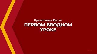 Первый вводный урок онлайн курса обучения Международной Академии Бизнеса