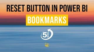 Reset Button with Bookmark Option | Power BI Design