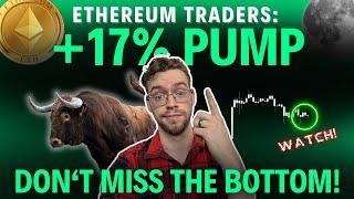 Ethereum 17% PUMP Incoming? (Set These Alerts NOW!)