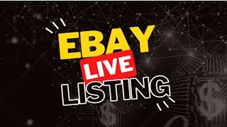 eBay List with me LIVE | Come and hang out 1/9/23