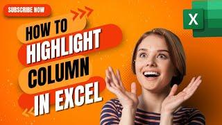 Highlight The Active Column With Your Cursor In Excel #excel
