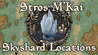 ESO: Stros M'Kai All Skyshard Locations (updated for Tamriel Unlimited)