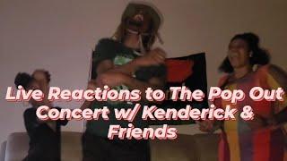 Live Reactions to The Pop Out Concert w/ Kenderick Lamar & Friends