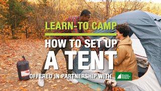 How to set up a tent