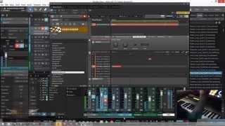 Creating a 10 minute idea with Maschine Studio inside Studio One 3  Professional !