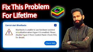 BlueStacks is unable to use hardware assisted virtualization when Hyper-V is enabled.