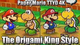 Paper Mario: The Thousand-Year Door 4K | The Origami King Style - Texture Pack WIP)
