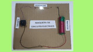 Como Hacer una Maqueta de Circuito Electrico