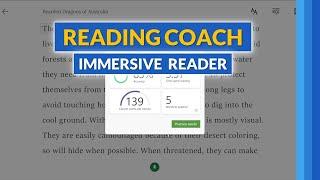 How to use Reading Coach in Immersive Reader 