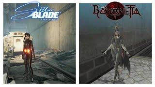 Stellar Blade (PS5) vs Bayonetta (PC) - Comparison - HD.