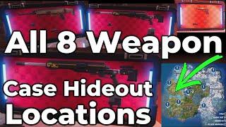 All 8 Weapon Case Hideout Locations, Search A Weapon Case Quest | Fortnite - Chapter 5