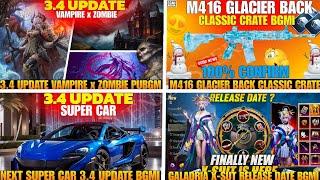 3.4 Update Vempire x Zombie Mod | M4 Glacier Back Bgmi | 3.4 Update Super Car | 3.4 Update Bgmi/Pubg