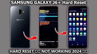 Samsung J6+ Hard Reset Pattern Lock  Screen Lock Password Reset  Samsung Galaxy J6+ Factory Reset