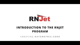 Creating Data Matrix Code for PRINTING in RN Software|RNJet Date Coders|Step-By-Step Video Tutorial