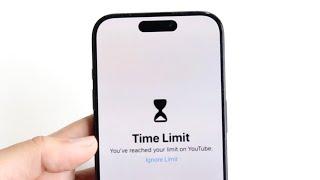 How To Turn Off App Time Limit On iPhone! (2023)