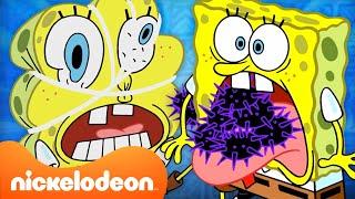 SpongeBob | SpongeBobs SCHMERZHAFTESTE Momente  | 60-Minuten-Compilation | Nickelodeon Deutschland