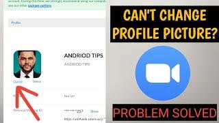 Can’t Change Profile Picture On Zoom Cloud Meeting App Solved || How To Change Profile Photo On Zoom