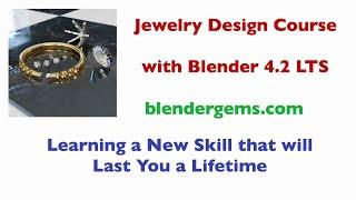 Learn to make Jewelry with Blender 4.2  Introduction