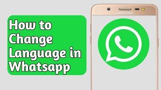 How to Change Language in Whatsapp (Arabic to English)