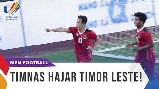 INDONESIA VS TIMOR LESTE (4-1) | 31ST SEAGAMES 2021