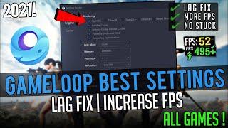 How To Fix Lag in Gameloop Emulator 2021 ||  PUBG MOBILE EMULATOR LAG FIX & BOOST FPS