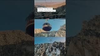 The Most Impressive Aerial Tramway I’ve Ever Seen. More in my latest PS vlog  #shorts  #travel