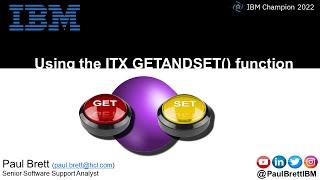 Using the IBM Transformation Extender GETANDSET() function