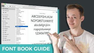 In-depth guide to Font Book - Organizing Fonts