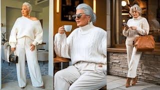 LUXURY CHIC COMFORT | 6 Timeless Ways to Style a White Sweater for Chic & Cozy Winter Looks