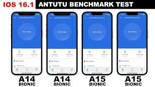 iOS 16.1 Antutu Benchmark Test ️| iPhone 12 vs 12 Pro vs 13 vs 13 Pro Benchmark Test in 2022