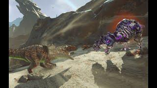 Ark Survival Evolved - Defending a Legendary Purple Orbital Drop from Hordes of Corrupted Creatures!