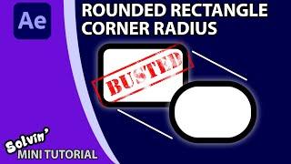 How to change corner radius on a rounded rectangle