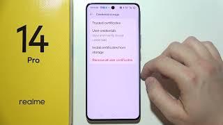 Realme 14 Pro: How to Clear Credentials