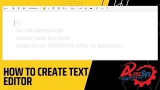 How to create a text editor | text editor using html css Jquery | #texteditor | Rich Text Editor |