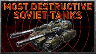 Most Destructive Soviet Tanks - Command and Conquer - Red Alert