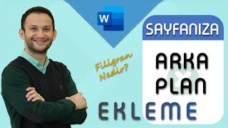 MS Word – Sayfa Arka Plana Resim Ekleme (Filigran)