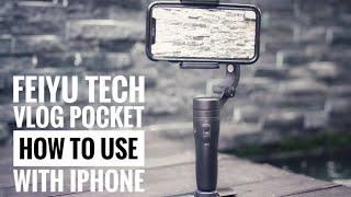 Feiyu Tech Vlog Pocket - How to use it with the Iphone ( Review + Video Samples)