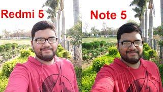 Redmi 5 vs Redmi Note 5 Camera Comparison