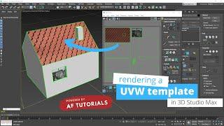 Rendering a UVW Template in 3DS Max