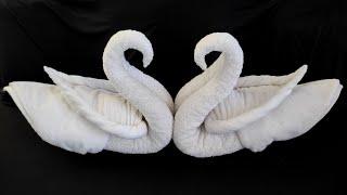 How to Make Swan Towel art | Swan Towel Folding