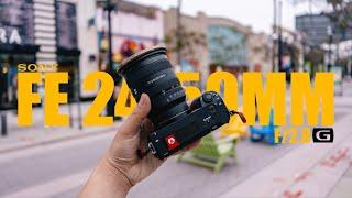 Sony FE 24-50mm f/2.8 G 10Bit 4K Video Test (Shot on ZV-E1 in Los Angeles)