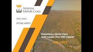 Virtual Investor Conferences:  Arizona Metals Corp. (OTCQX: AZMCF | TSX-V: AMC)