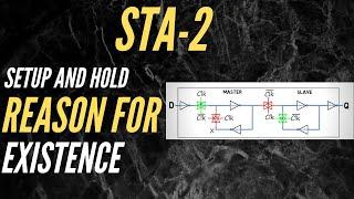 WHY SETUP AND HOLD TIMES EXIST? | STA-2 | Static Timing Analysis