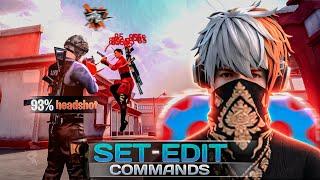get iPHONE PERFORMANCE in ANDROID Device | with these set edit free fire | setedit free fire