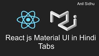 Reactjs material UI tutorial #16 Tabs | Tab | Tab panel